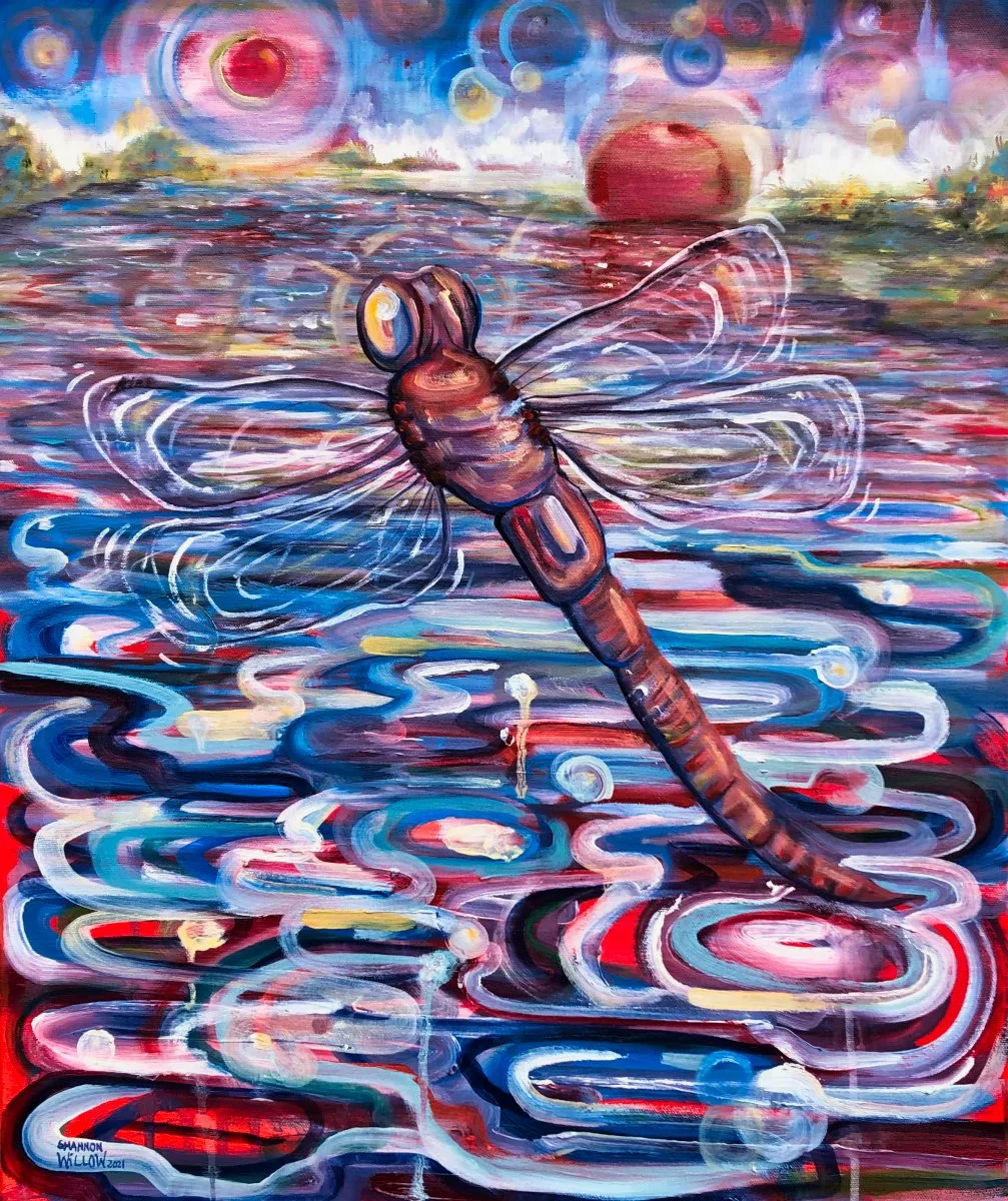 Other worldly Allies painting by Shannon Willow Art